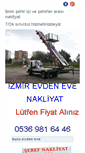 Mobile Screenshot of izmirbucanakliye.com